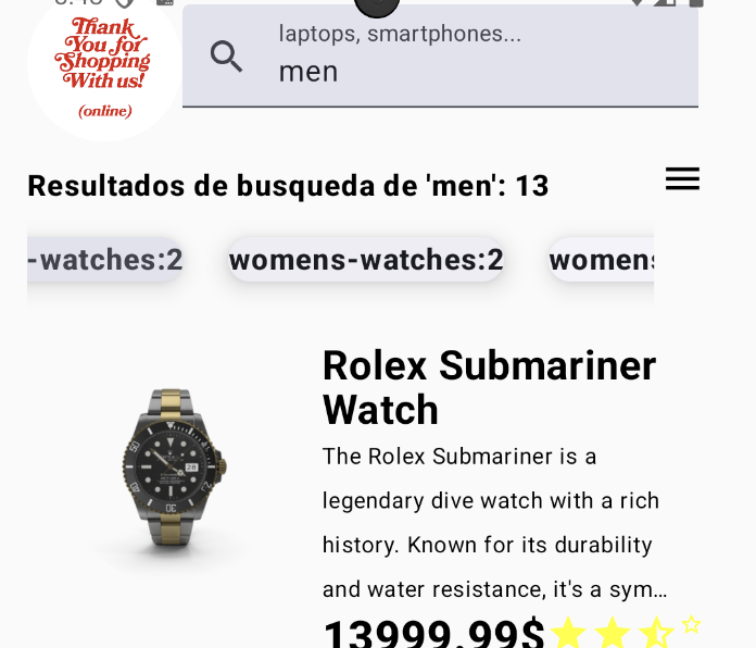App e-Commerce